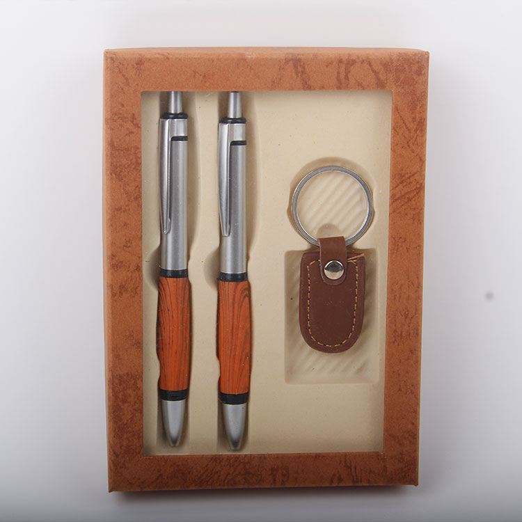 M-2PC Ballpoint Pen + Keychain Set