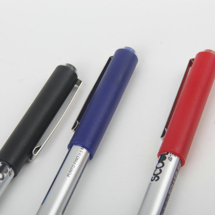 M-12PC Colour Boxed Signature Pen with Metal Hook Cap