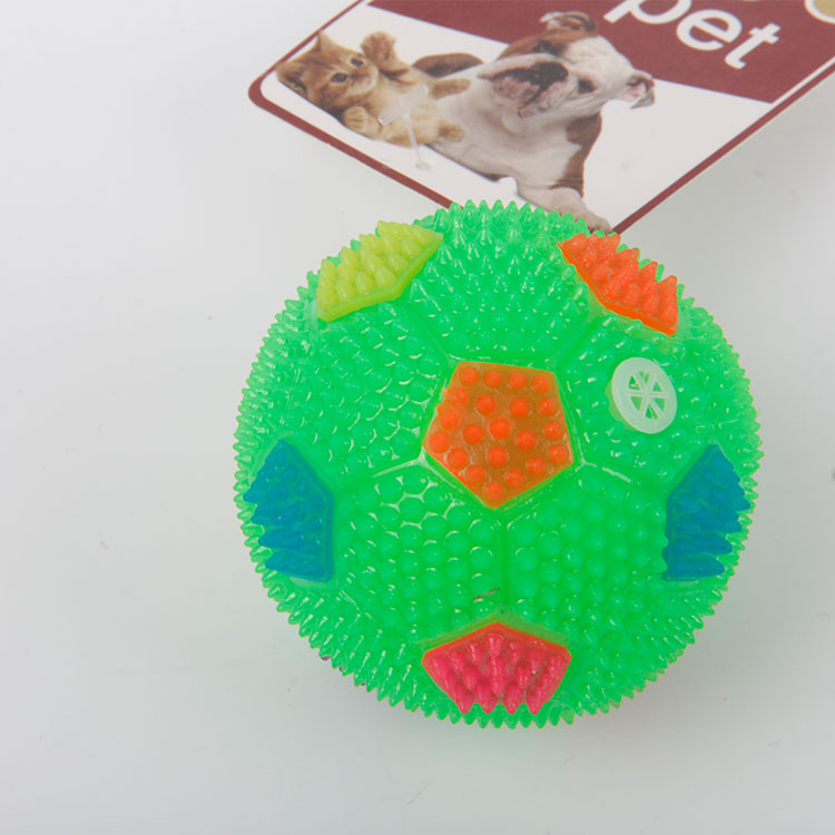 S-S-Dimensional Spiked Round Ball With Sound Enamel Pet Toy