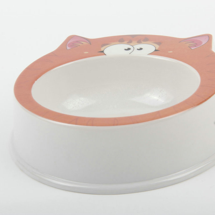 S-Cat's Head-Shaped Plastic Pet Basin 1