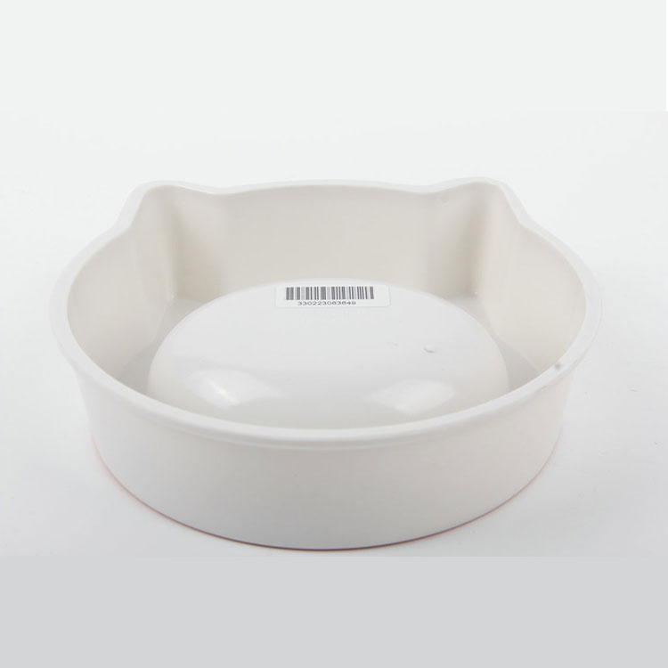 S-Cat's Head-Shaped Plastic Pet Basin 1