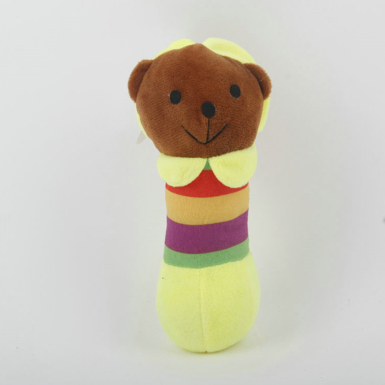 S-Sounding Plush Bear Pet Toy