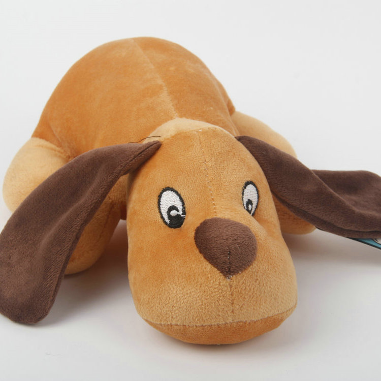 S-Plus Whistle Eye Embroidery Plush Dog Pet Toy