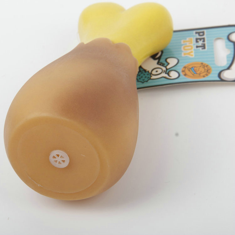 S-Pet Toy With Sounding Vinyl Chicken Legs