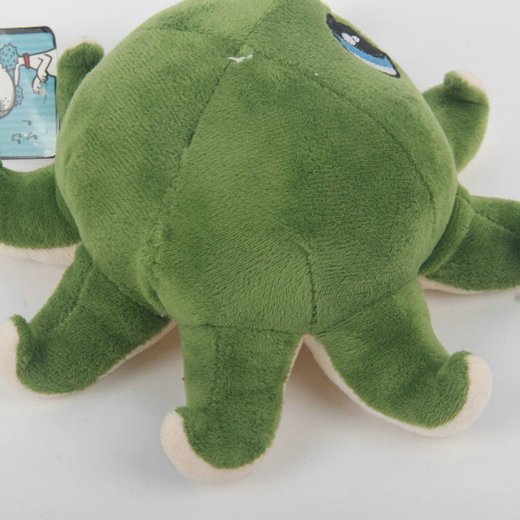 S-Embroidered Round Eye Octopus With Noise Plush Pet Toy