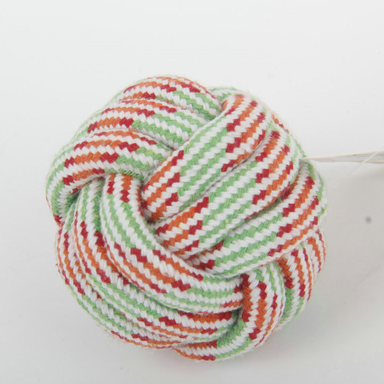 S-Ball Woven Pet Color Cotton Rope Toy