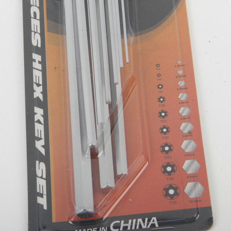 9PC HEX KEY SET 1