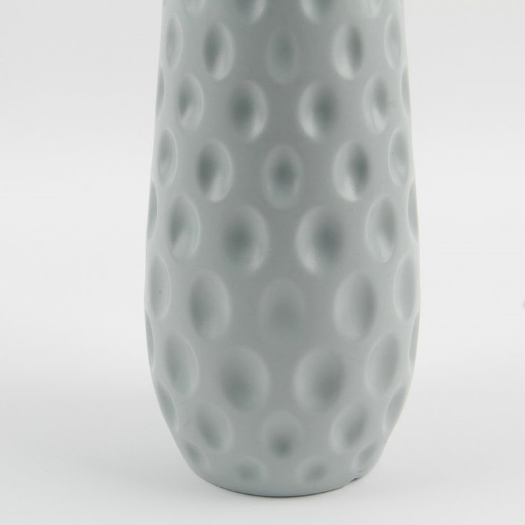 U-Concave Dot Plastic Vase