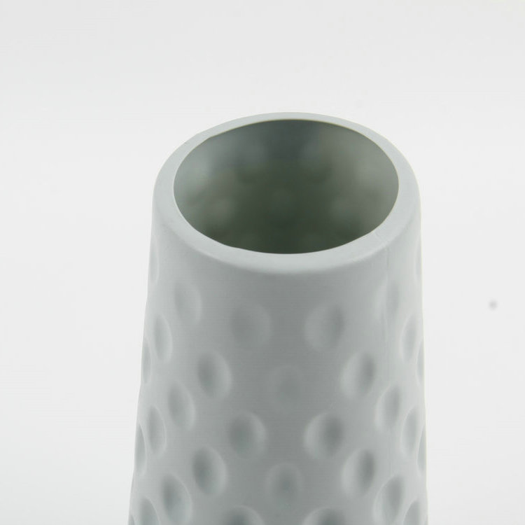 U-Concave Dot Plastic Vase