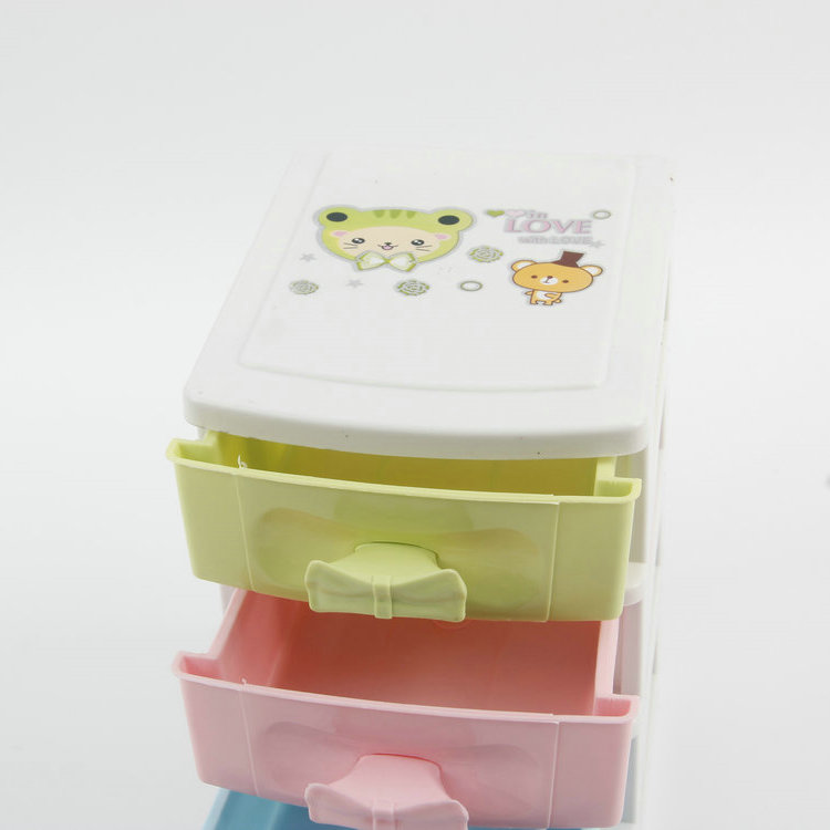 B-Rectangular Four-layer Drawer Plastic Storage Box Storage Box