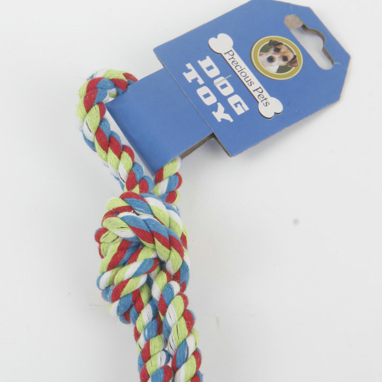 S-Color Woven Can Carry Two-color Tennis Pet Cotton Rope Toy