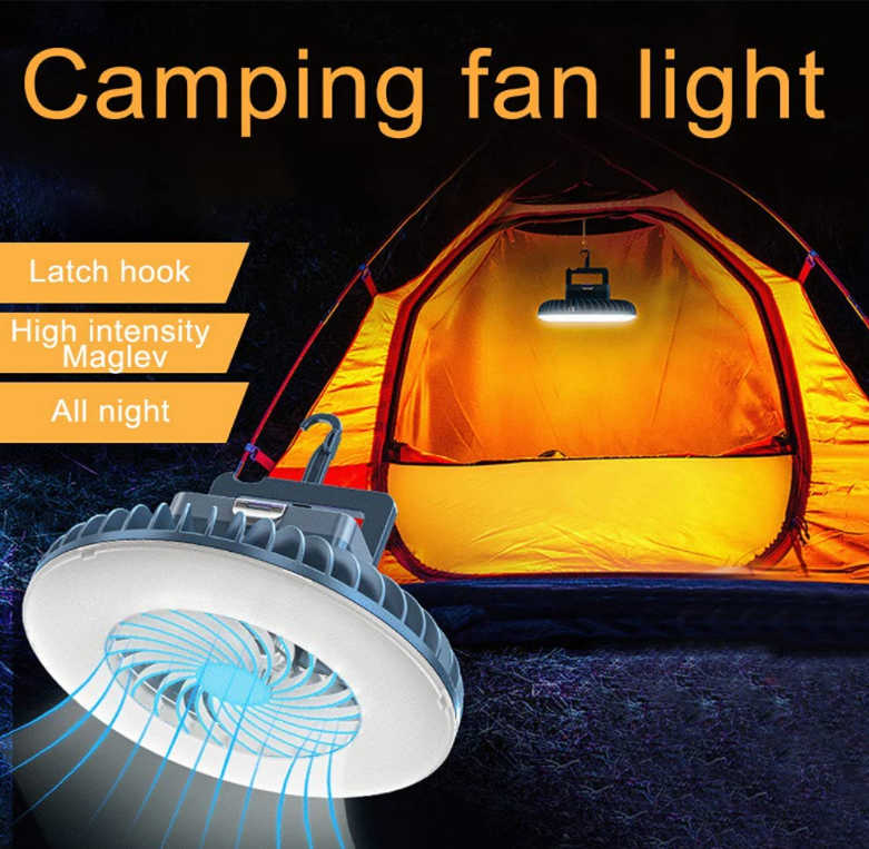 LED Camping Light Lantern with Ceiling Fan OL-007