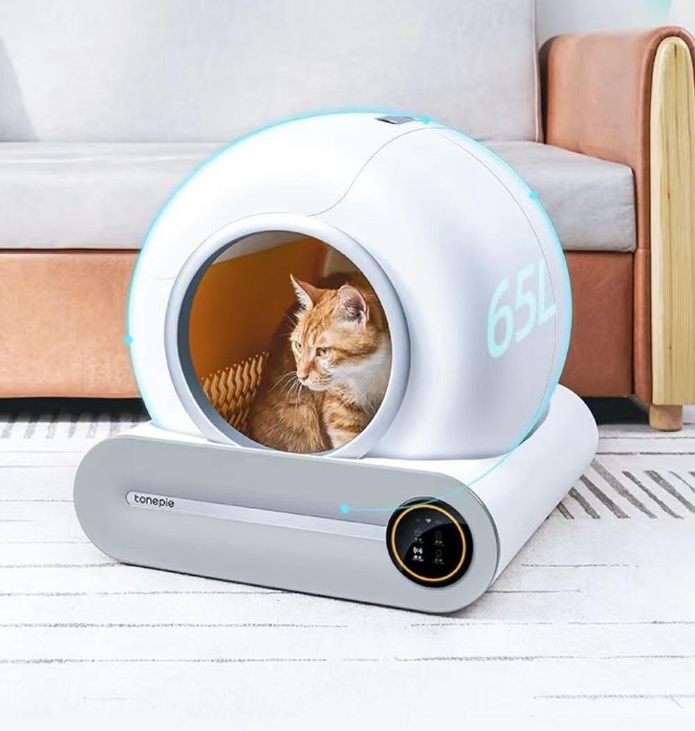 EU Warehouse Lowest Price APP Control Intelligent Smart Self Cleaning Litter Box For Cats Automatic Cat Toilet Litter Box