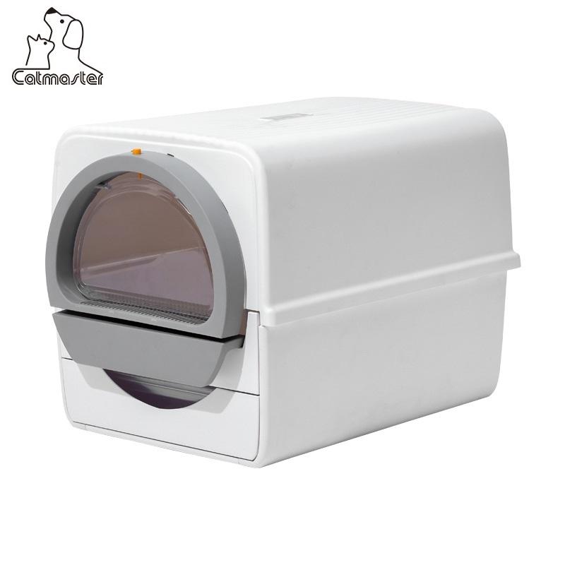 Hot Selling Large Portable Smart Auto Pet House Physical Toilet Automatic Cat Litter Box With Sifter