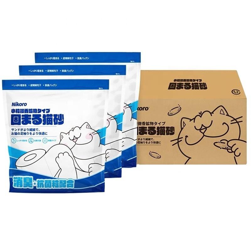 Best sellers 2020/2021 amazon Japanese Nikoro cat litter cat supplies clumps quickly mix litter