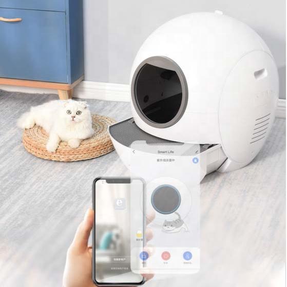 Large Safety Door UV Light Smart Self-Cleaning Wifi APP Control Automatic Cat Litter Toilet Box