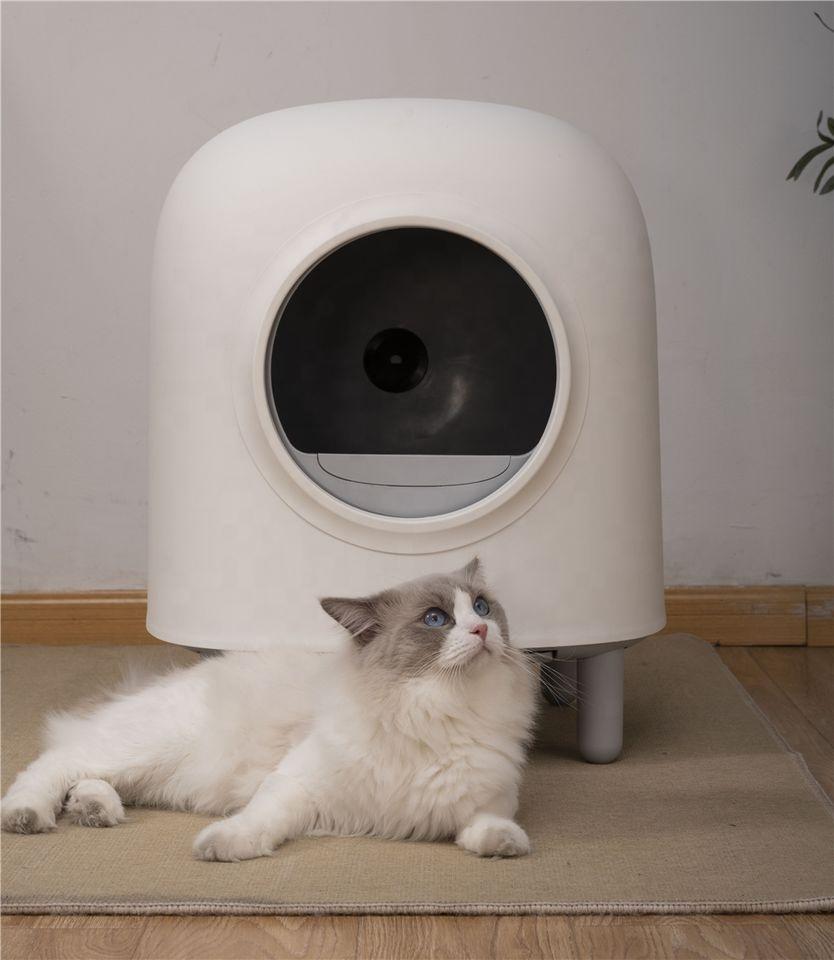 Safety Protection Smart Induction APP Control Large Self-Cleaning Automatic Cat Toilet Cat Litter Box