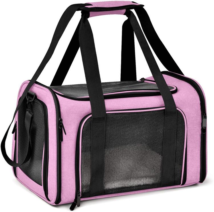 Dropshipping Large Pet Carrier, Dog Carrier for Medium Large Dogs Soft-Sided Mesh Pet Travel Carrier