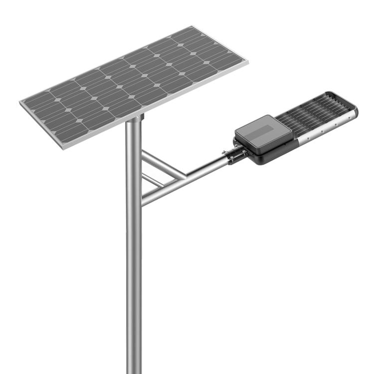 Cheap outdoor industrial ip67 30w 60w 80w split all in two solar street light price with pole