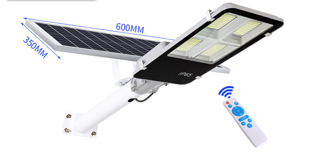 Aluminium solar LED street light with remote control 100w 200w 300w 400W 500W IP65 waterproof split street lamp with pole