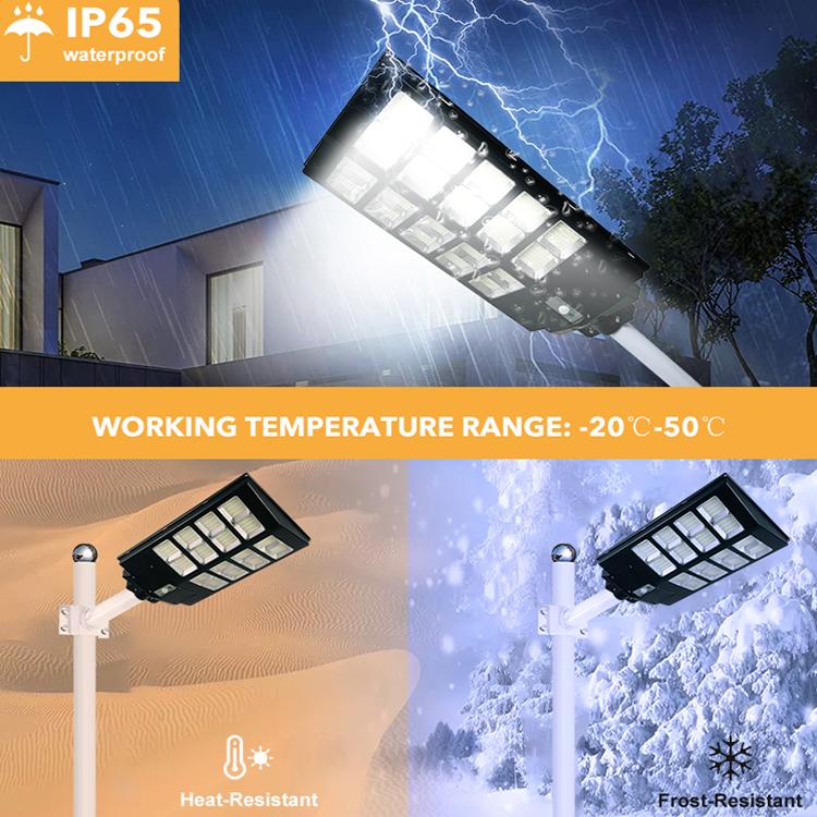 2022 Best Selling Outdoor Waterproof IP65 Road Lamp Integrated 200W 250W 300W 400W All in One LED Solar Street Light