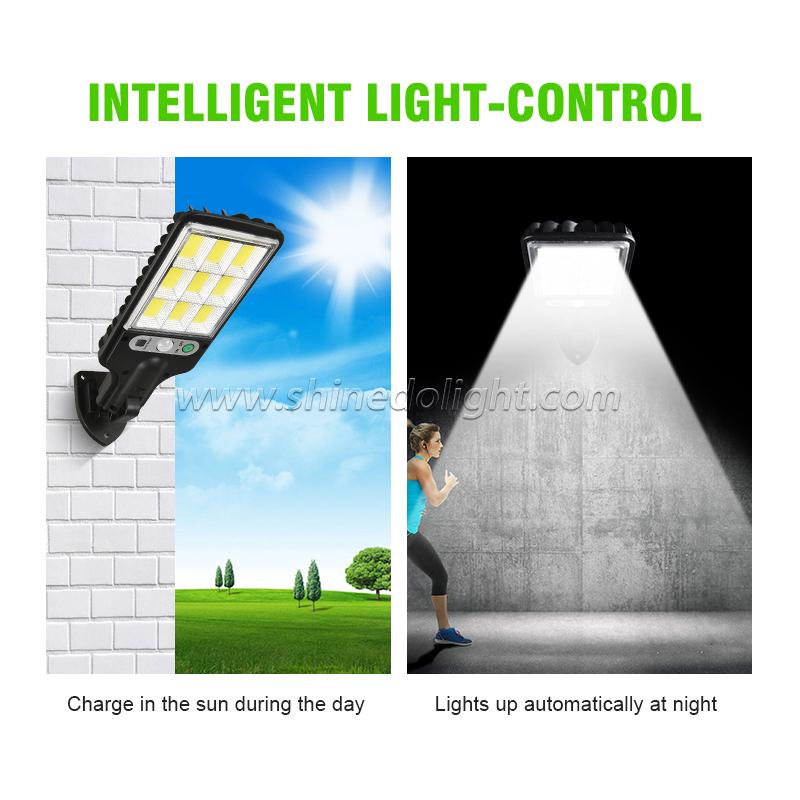 Factory Directly Solar Street Light IP65 Sensor Outdoor  Led solar Light With Remote Control